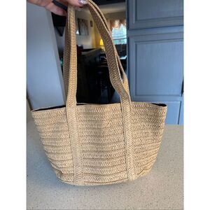 Draper James straw purse